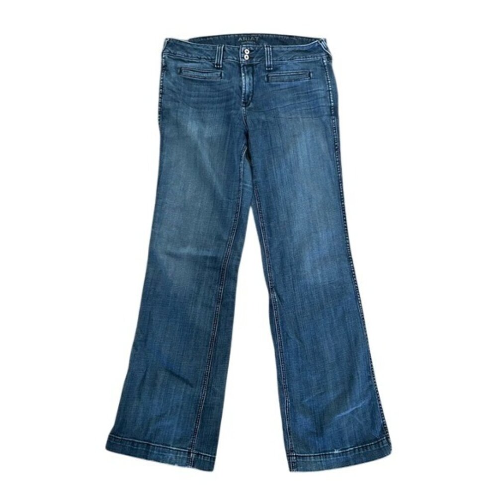 Ariat Women's Boot Cut Jeans - Blue Denim